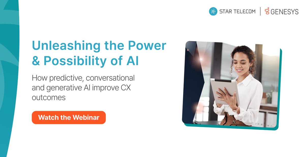 Contact center leaders, customer service managers and business executives need to leverage #AI to enhance their customer experience capabilities. Watch the on-demand webinar! 👉bit.ly/49tIID8

#CX #EX #CloudContactCenter #Agents