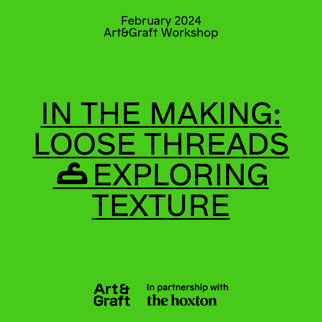 We’re very happy to announce the launch of our event series: In The Making. A space for creative exchange, conversation and exploration, we begin with the theme: Loose Threads — Exploring Texture. With @stephyfung & @Effiepappa 💚 #CreativeIndustry #CreativeEventsLondon