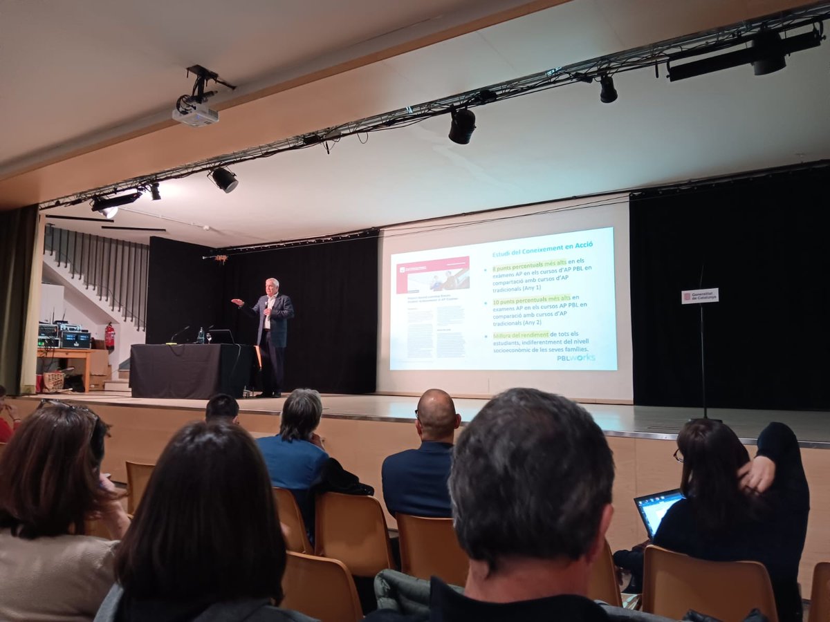 ☀️Avui l'equip impulsor d'#ABPxODS hem assistit al taller "Millorant l'Educació a través de l'Aprenentatge Basat en Projectes" 
💪Encantades de reconnectar i aprofundir en el marc de referència d'#ABPxODS de la mà de <a href="/pblbob/">Bob Lenz</a> de <a href="/PBLWorks/">PBLWorks</a>