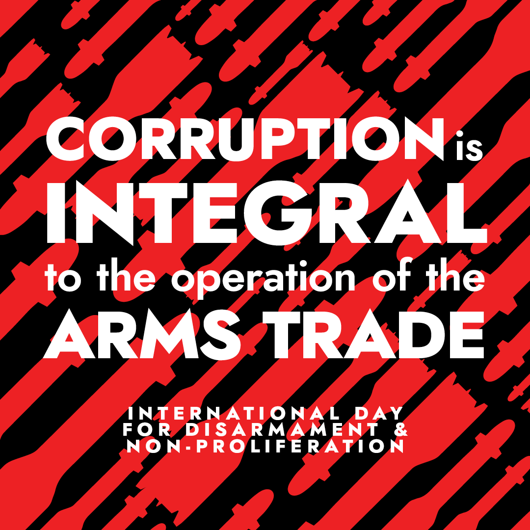 disruptberlin's tweet photo. 2 years ago, during #DF30 with @ArmsTradeCT, we discussed corruption in the global #armstrade.
Today, on the occasion of the #InternationalDayOfDisarmament, we want to share some of the outputs from that workshop.
https://t.co/KHckeIJhSi
#dayofdisarmament #stopwarsnow https://t.co/nV3QKZY6cx