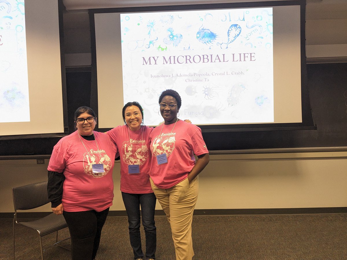 Good job to the @microARCH_lab team @Crystal L. Crabb, Christine ta @ChristineTa9, Iyunoluwa J @AIyunoluwa, and Abby Gancz @global_goose on running the 'my microbial life' session for ENVISION2024 (a STEM career day supporting young women) on Saturday, Feb 24th, 2024.