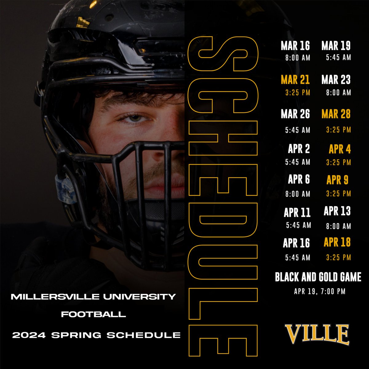 The Ville is back between the chalk in just over 2 weeks! Come see the Marauders in action! 〽️