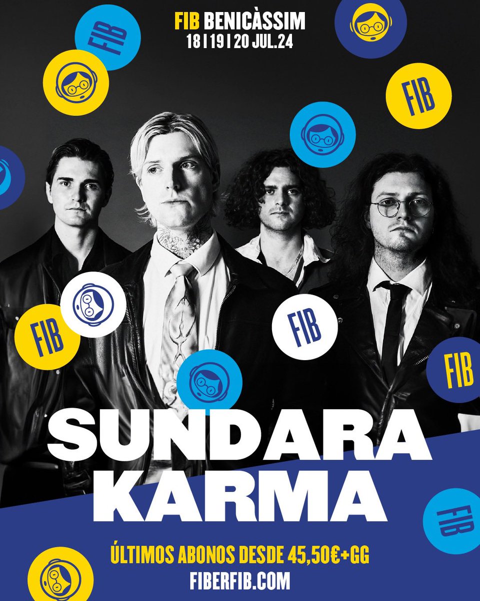 💙NUEVA CONFIRMACIÓN💙 Let’s rock with @sundarakarma on #FIB2024 🔥