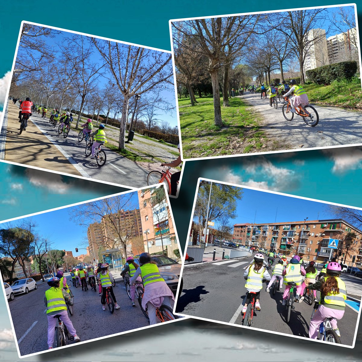 tolosalatour's tweet photo. Hoy los niños y niñas de #5°Primaria han salido por el anillo verde para poner en práctica las normas de seguridad y circulación. #Gracias a los agentes de movilidad por su ayuda y paciencia. #STARS 

🚴 🚴����‍♀️ 🚴 🚴🏼‍♀️ 🚴

@AmpaTolosa https://t.co/i8u3PhKtmq