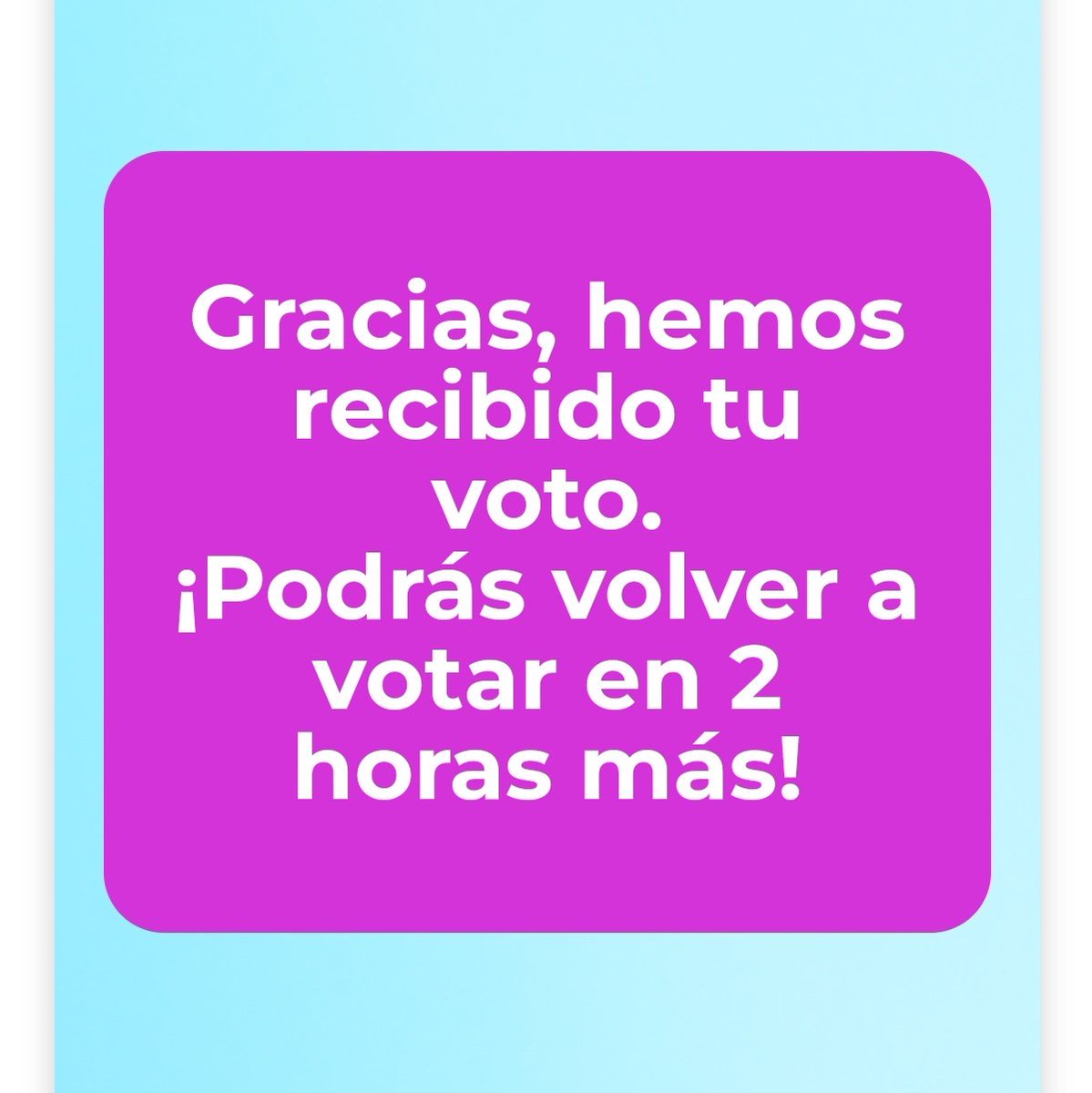 VOTEEEEEEEEEN POR LA VIVI

Dejen su captura abajo 👇🏽

votacionembajadores.cl