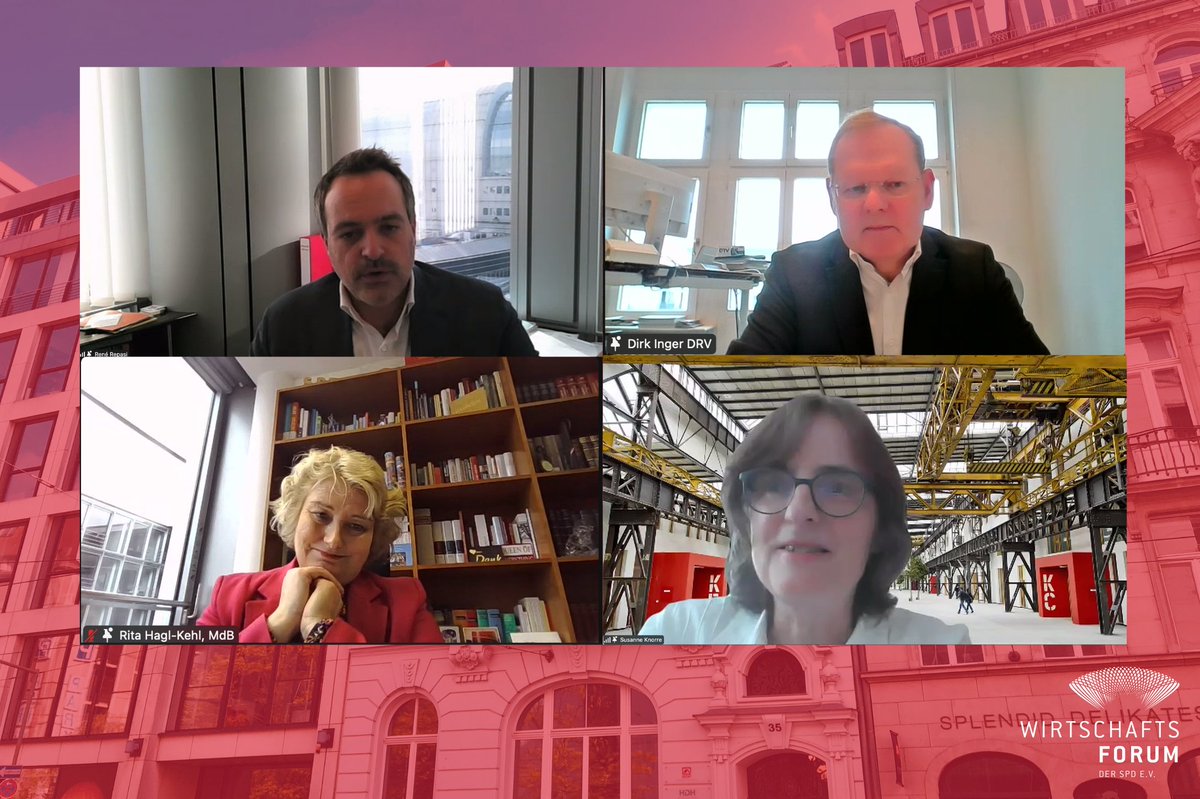 Revision der #Pauschalreiserichtlinie: Herausforderung oder Chance für den #Tourismus? Darüber sprachen wir vergangene Woche mit Prof. Dr. René Repasi, MdEP <a href="/repasi/">René Repasi</a> und <a href="/RitaHaglKehl/">Rita Hagl-Kehl</a>, MdB bei einer digitalen Arbeitssitzung unseres Fachforums Tourismus.