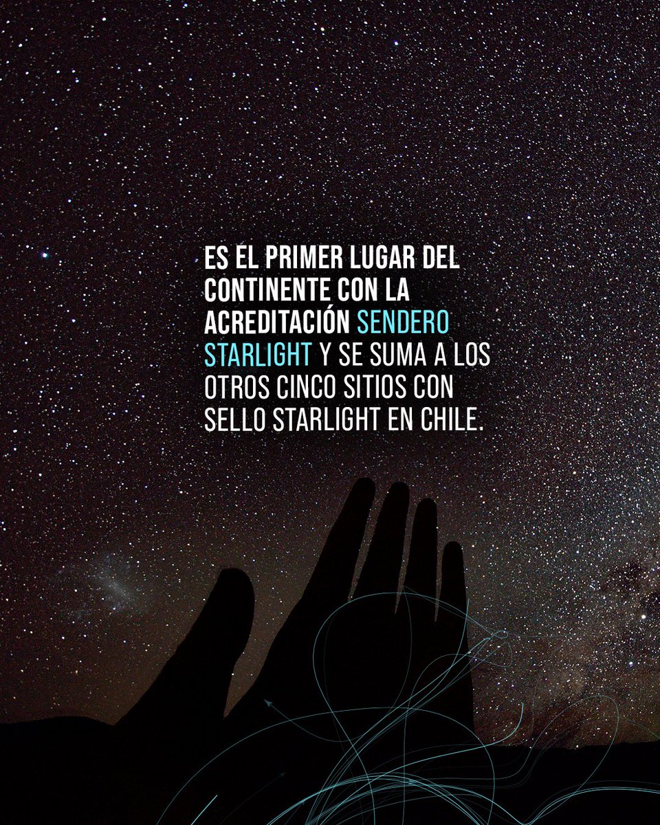 Fundación Cielos de Chile (@cieloschile) on Twitter photo Starlight es un sistema de certificación por el que se acreditan lugares en el mundo que tienen una excelente calidad de cielo, y son un ejemplo de protección y conservación de este patrimonio.
Conoce más sobre esto en la sección noticias de nuestra página web.
<a href="/FundStarlight/">Fundación Starlight</a> Starlight es un sistema de certificación por el que se acreditan lugares en el mundo que tienen una excelente calidad de cielo, y son un ejemplo de protección y conservación de este patrimonio.
Conoce más sobre esto en la sección noticias de nuestra página web.
<a href="/FundStarlight/">Fundación Starlight</a>