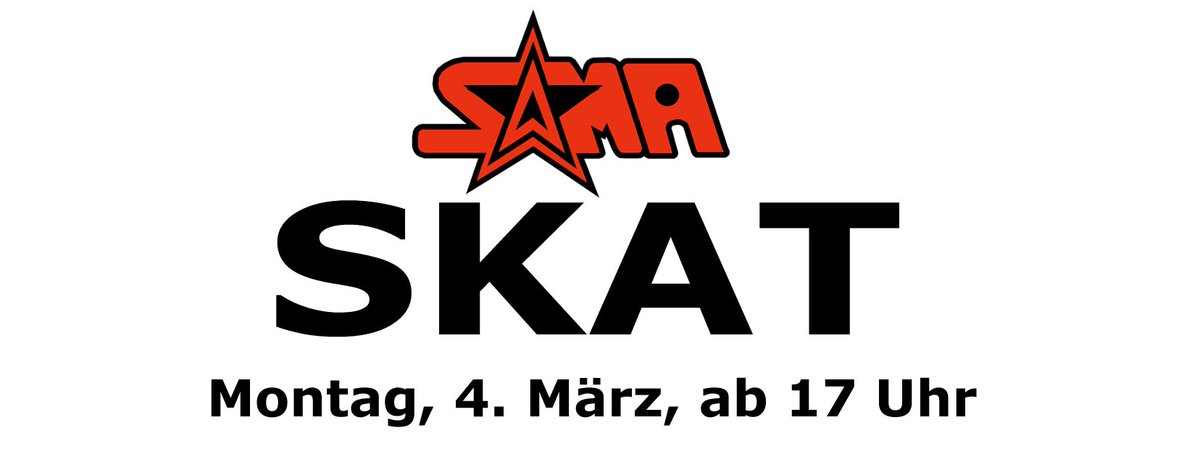 Sama32's tweet photo. Monatliches Skatspielen im Sama
Wann: Immer am ersten Montag im Monat
Uhrzeit: Ab 17:00 Uhr
Erster Termin: Montag 4. März 2024 https://t.co/4WHtANojnn