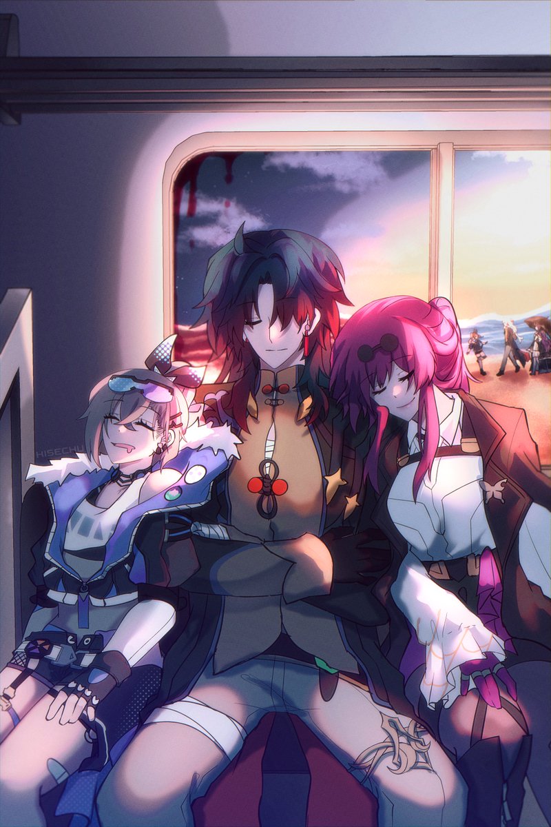 hisechu's tweet photo. I love the Stelleron hunters so much😭🙏💕They're all sweet babies https://t.co/rFBMVoithI