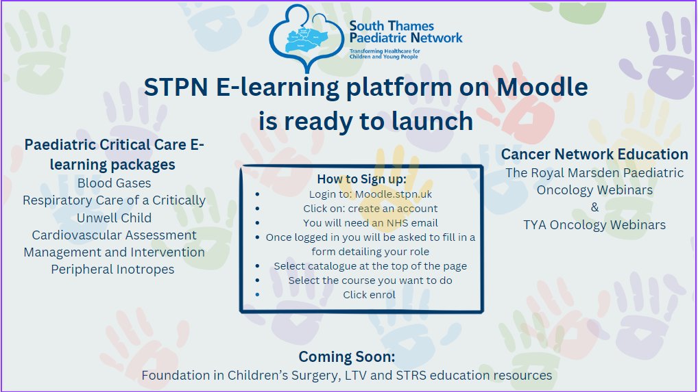 We have now launched our first e-learning modules on Our STPN Moodle Platform! Click here to sign up: moodle.stpn.uk