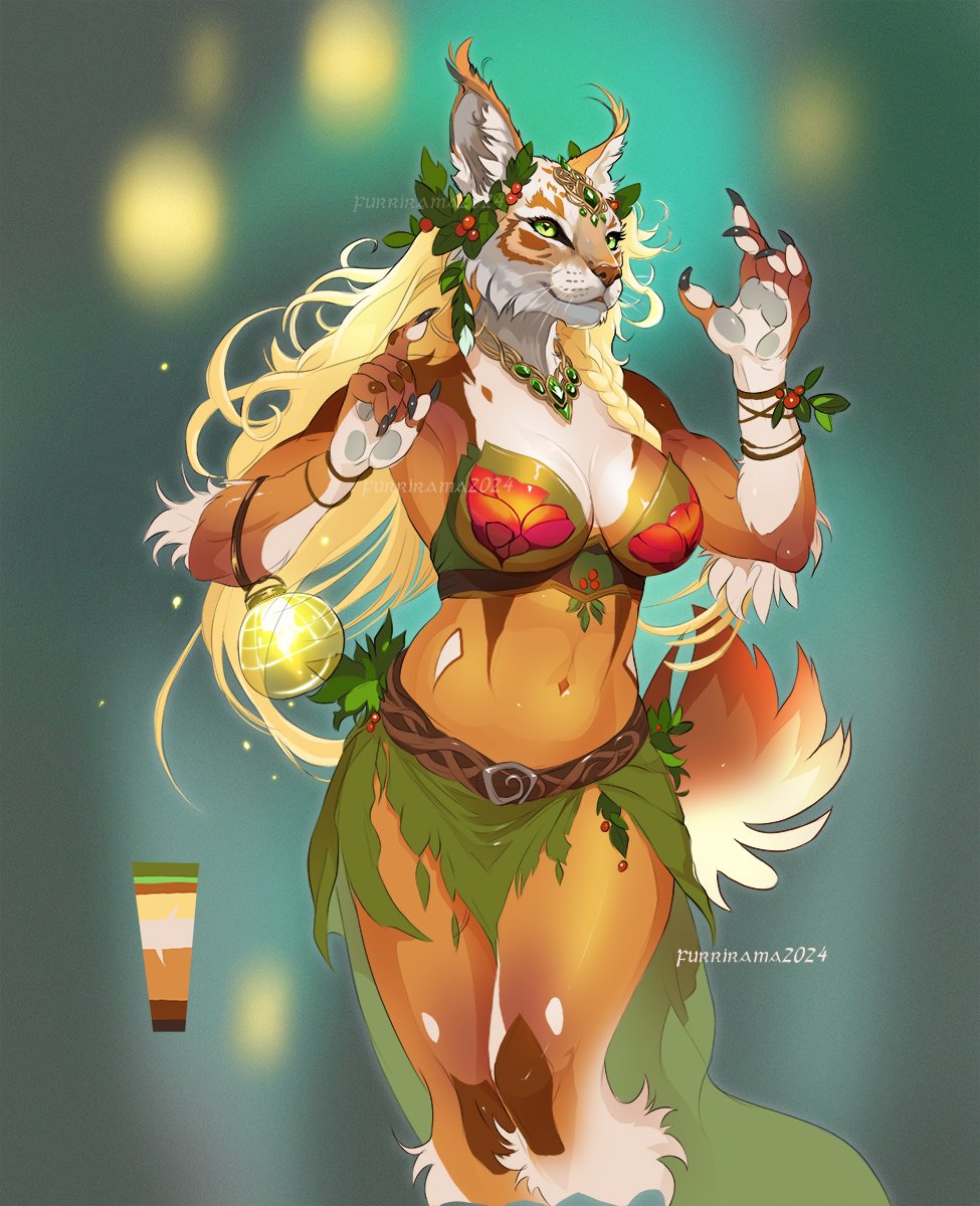 furrirama's tweet photo. New Auction! Keeper of the Bloom
On FA - https://t.co/zsm1DZgwwC
On DA - https://t.co/AUTkaMwVl0
ALSO OPEN FOR COMMISSION! Note me on DA and FA.
#feline #lynx #anthrogirl #adoptable #Furrirama #characterdesign #characterart #Anthro https://t.co/ek0rRLKops