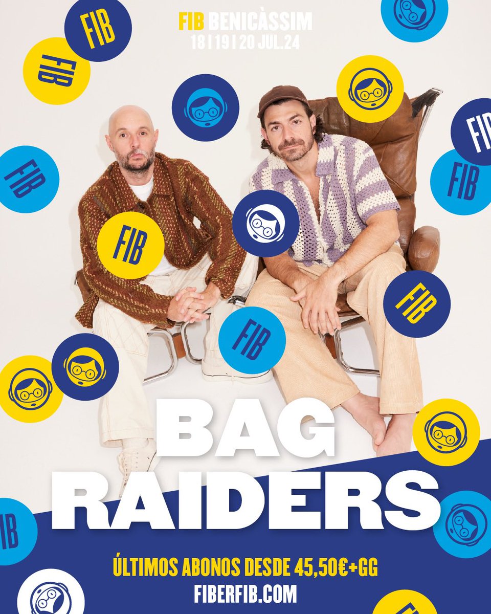 🔥NUEVA CONFIRMACIÓN🔥 Los australianos @bag_raiders nos traen su música a #FIB2024 💙