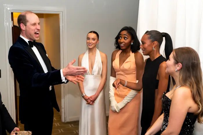 february 18: prince william attends the bafta awards