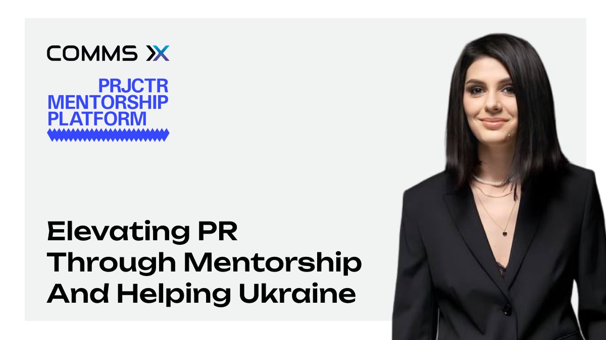 COMMSX_PR's tweet photo. We are thrilled to announce that @aasteklova, our Founder and CEO, has joined the @prjctrcom  mentorship program from Projector Institute as a mentor. Book Mentoring PR session and help Ukraine https://t.co/KS2QjOfvor https://t.co/E2vOxkv8Mg