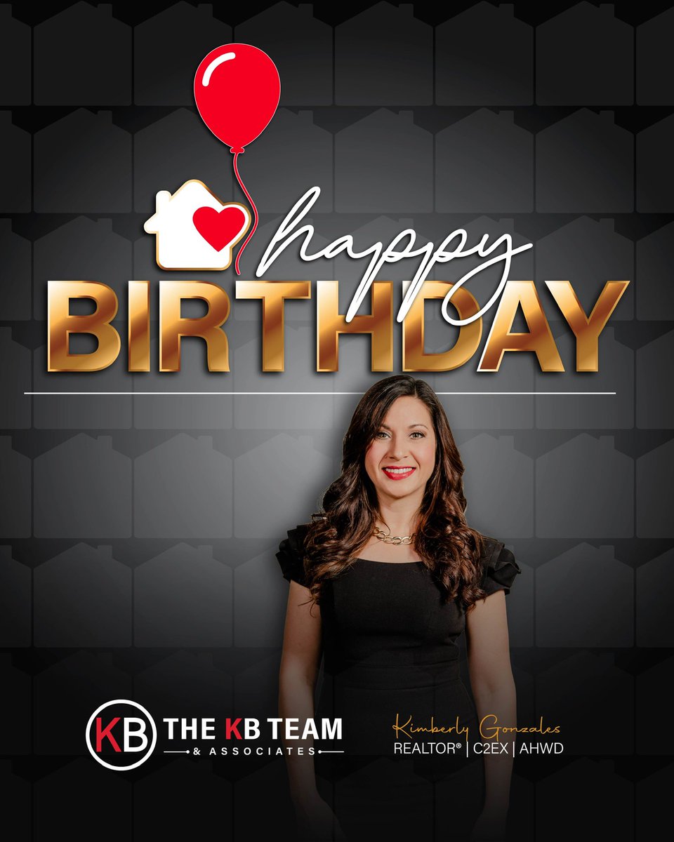 🎈 Happiest Birthday to Kimberly Gonzales! 🎈

We hope your day is full of joy, happiness and many blessings! 🙏
#thekbteam #thekbteamandassociates #happybirthday #yourkeytorealestate #buywithus #sellwithus