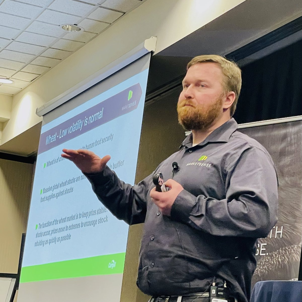 CargillAgCanada's tweet photo. Starting off our Winnipeg #ThinkTank24 event strong with an in-depth wheat market outlook. @EdBroschinski
#MarketSense https://t.co/y50Q0F8qmd
