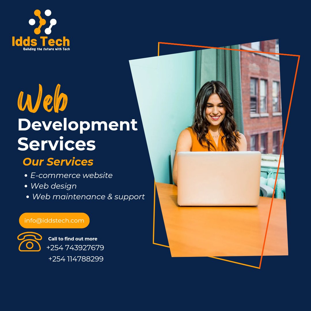 iddstech's tweet image. We  design &amp;amp; build a professional websites based on needs and preferences. Our Websites are secure,fast in loading and Responsive(accessible on all gadgets)