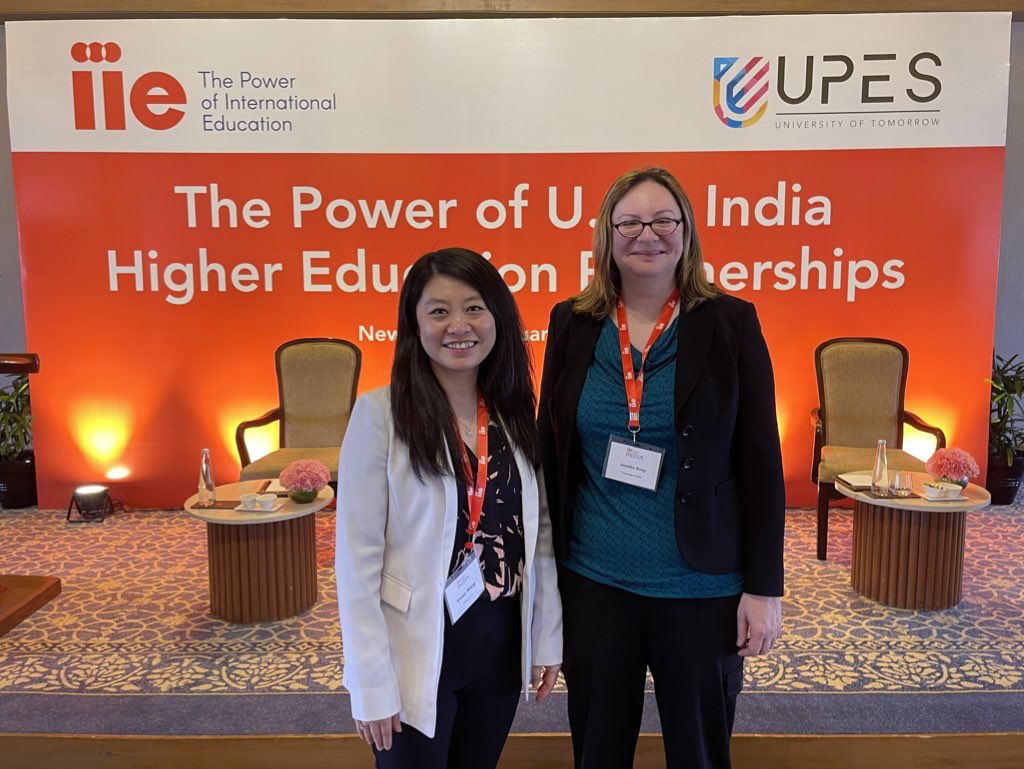 Vivianwangtu's tweet photo. Two days in New Delhi were packed with enriching discussions on GIFT CITY Initiatives, understanding the National Education Policy 2020, visiting regulatory bodies UGC and MoE, and exploring the partnerships between universities in the U.S. and India. https://t.co/wSiLDQ7Lqj