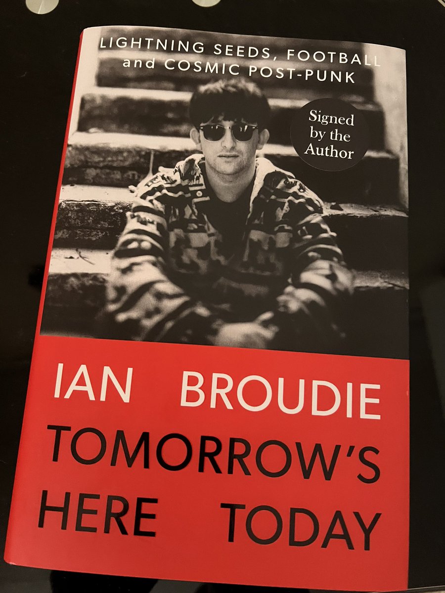 Just finished reading Tomorrow’s Here Today @IanZBroudie written from the heart 🎸