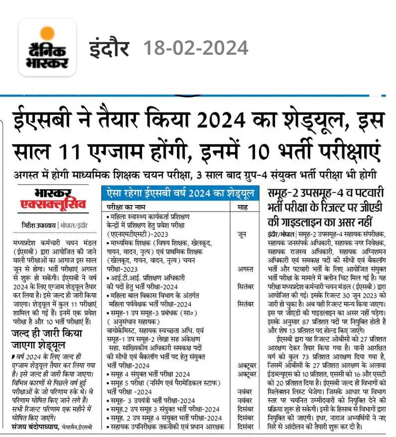 #MP_के_प्रतिभाशाली_युवा
#युवाओं_की_मोहन_सरकार
<a href="/DrMohanyadav51/">Dr Mohan Yadav</a>
<a href="/CMMadhyaPradesh/">Chief Minister, MP</a>
<a href="/rshuklabjp/">Rajendra Shukla</a>