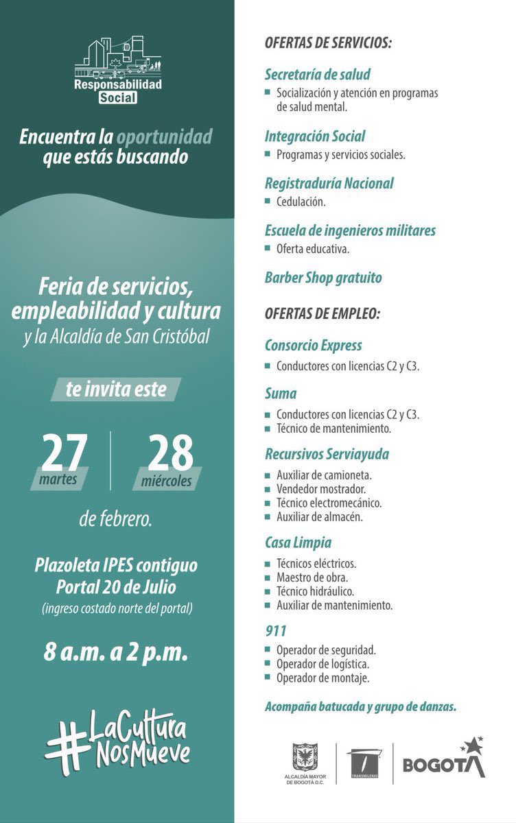 TransMilenio tweet media