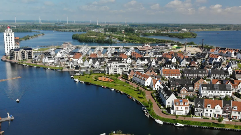 Mooie foto van de wijk Waterfront #Harderwijk