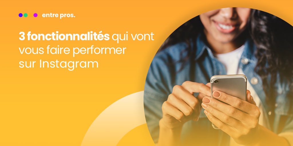 Solocal's tweet image. Découvrez les #fonctionnalités proposées par #Instagram et optimisez vos #résultats 🔝
Découvrez tous nos #conseils pour maîtriser la version #professionnelle de ce #réseausocial 👉 tinyurl.com/mr9uw4up