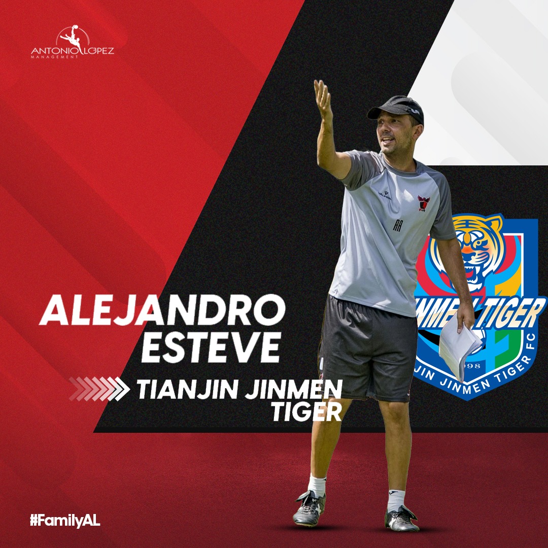 🆕✍️ @aaaestevep firma con el Tianjin Jinmen Tiger para formar parte del cuerpo técnico esta temporada. 🪄 ¡Enhorabuena! 🙌 😍 Estamos orgullosos de estar a tu lado. #FamilyAL