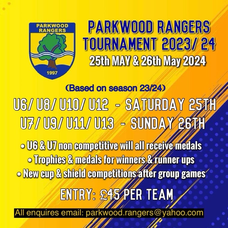 Parkwood_FC's tweet photo. Parkwood Rangers #FootballTournament #May2024
https://t.co/DqYam0fFfS https://t.co/r2bNK7InKD