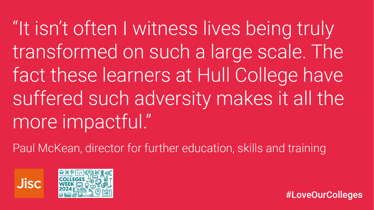 Jisc tweet picture
