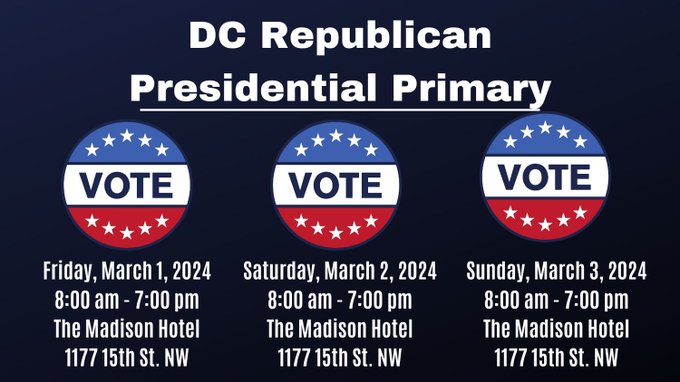 2024 Washington DC Republican Presidential Primary Election