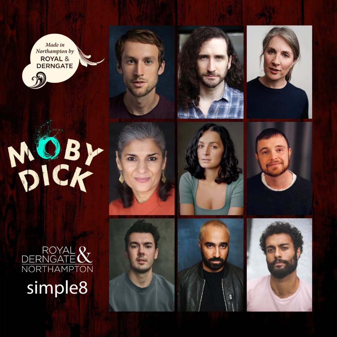 This crew are ready to set sail! Introducing our cast for Moby Dick, a @Simple8theatre production, in association with Royal & Derngate. Come and join us for a dynamic, musical and playful adventure! Suitable for 7yrs+ Moby Dick 5-13 April 2024 royalandderngate.co.uk/news/full-cast…