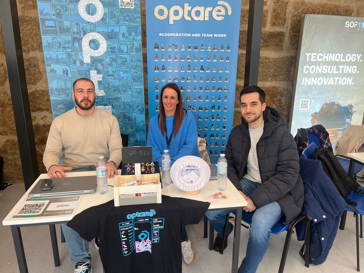 optaresolutions's tweet photo. 🇵🇹¡Estamos atendiendo vuestras consultas en el #UTADSummit!
Además…
🔹Hoy, 16:00h: Workshop “Casos reais de estagiários na Optare".
🔹Mañana, 10:00h: Charla “Como a Colaboração em Projetos de ID&I Entre Empresas e Universidades Molda o Futuro".
🙌🏼 ¡Nos vemos!
@UTAD_oficial https://t.co/Un4GCqkBb0