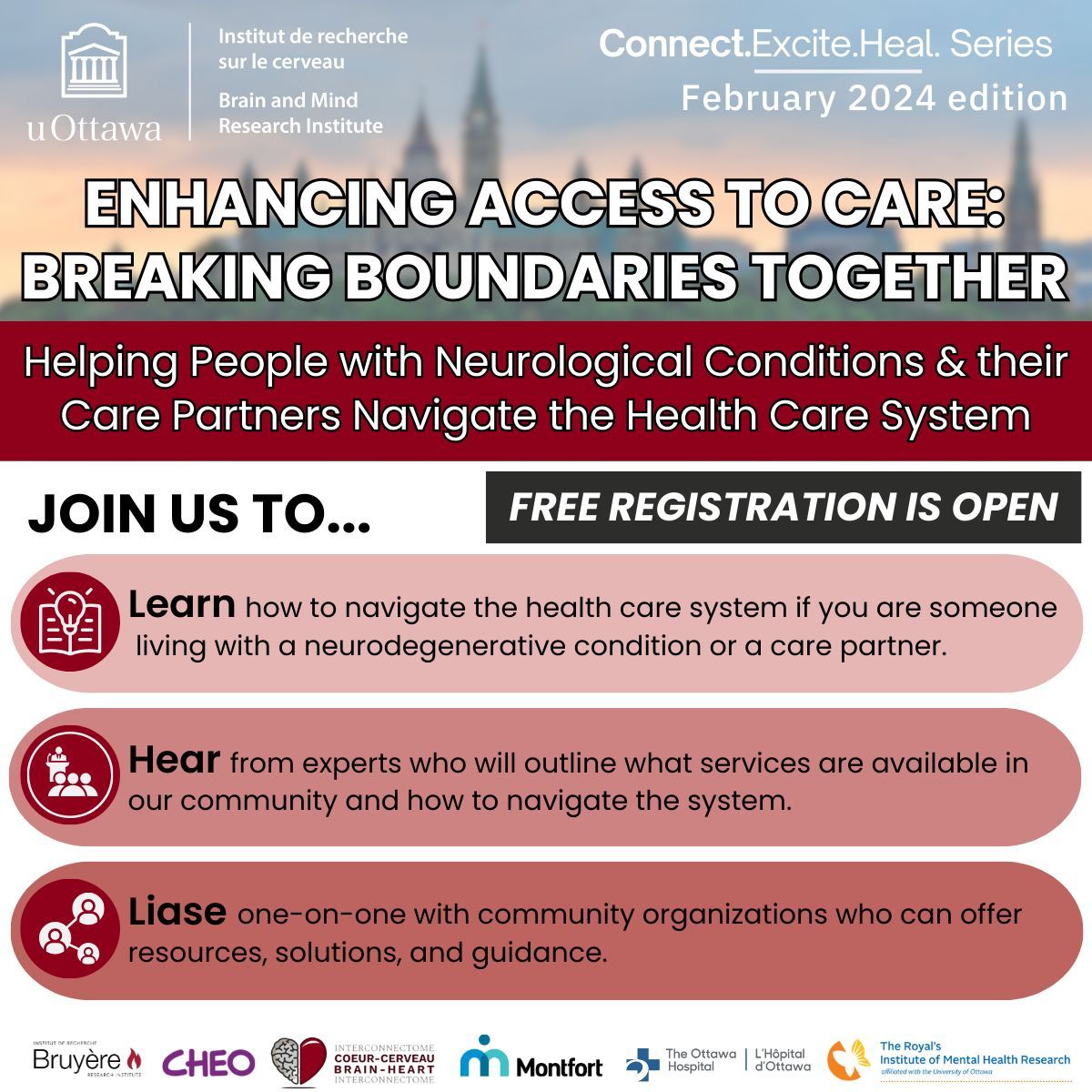 Join us for a full-day event on Saturday, April 20th to break boundaries together! Follow the link for more info and free registration, and stay tuned to meet our keynote speakers! buff.ly/3OVJpNf #ConnectExciteHeal