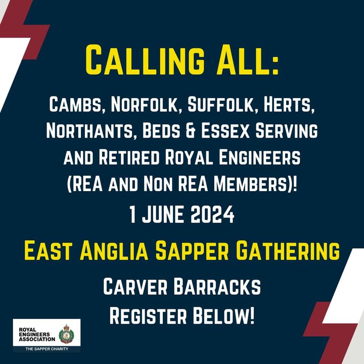 Sign Up Here: ow.ly/Vtyp50QAXge #SapperFamily #Ubique