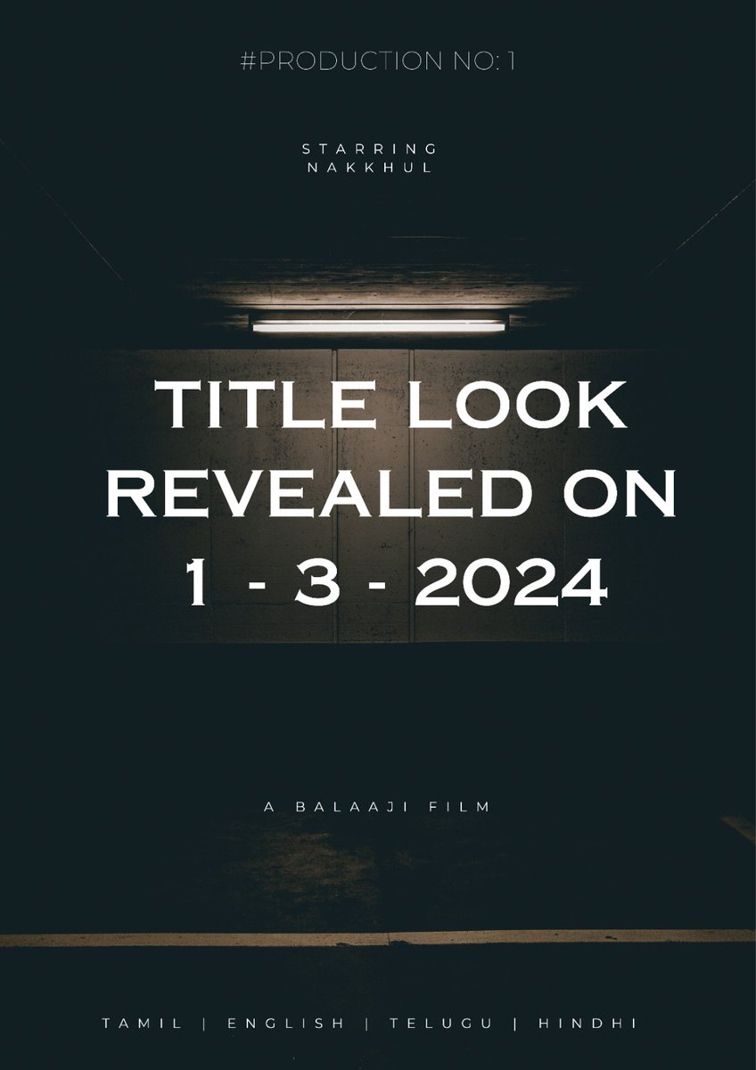 PRO Sakthi Saravanan (@prosakthisaran) on Twitter photo Time to crack Mysteries as the Mastermind arrives
Actor <a href="/nakkhul_jaidev/">Nakkhul</a> next Title Look from March 1
A racy Investigative Crime-Thriller!
<a href="/teambproduction/">TEAM B PRODUCTION HOUSE</a> <a href="/balajibmass/">Balaaji</a>
<a href="/SoundarRenu/">Renu Soundar</a> <a href="/manoj_bmass/">Manoj S</a> @sakthubalaji1
<a href="/manibk17/">Manikandan</a> <a href="/Editionraja/">Raja_Limited Edition</a> <a href="/dany_dayal/">dany_dayal_d</a>
<a href="/PROSakthisaran/">PRO Sakthi Saravanan</a> @actorjohnalex_ Time to crack Mysteries as the Mastermind arrives
Actor <a href="/nakkhul_jaidev/">Nakkhul</a> next Title Look from March 1
A racy Investigative Crime-Thriller!
<a href="/teambproduction/">TEAM B PRODUCTION HOUSE</a> <a href="/balajibmass/">Balaaji</a>
<a href="/SoundarRenu/">Renu Soundar</a> <a href="/manoj_bmass/">Manoj S</a> @sakthubalaji1
<a href="/manibk17/">Manikandan</a> <a href="/Editionraja/">Raja_Limited Edition</a> <a href="/dany_dayal/">dany_dayal_d</a>
<a href="/PROSakthisaran/">PRO Sakthi Saravanan</a> @actorjohnalex_
