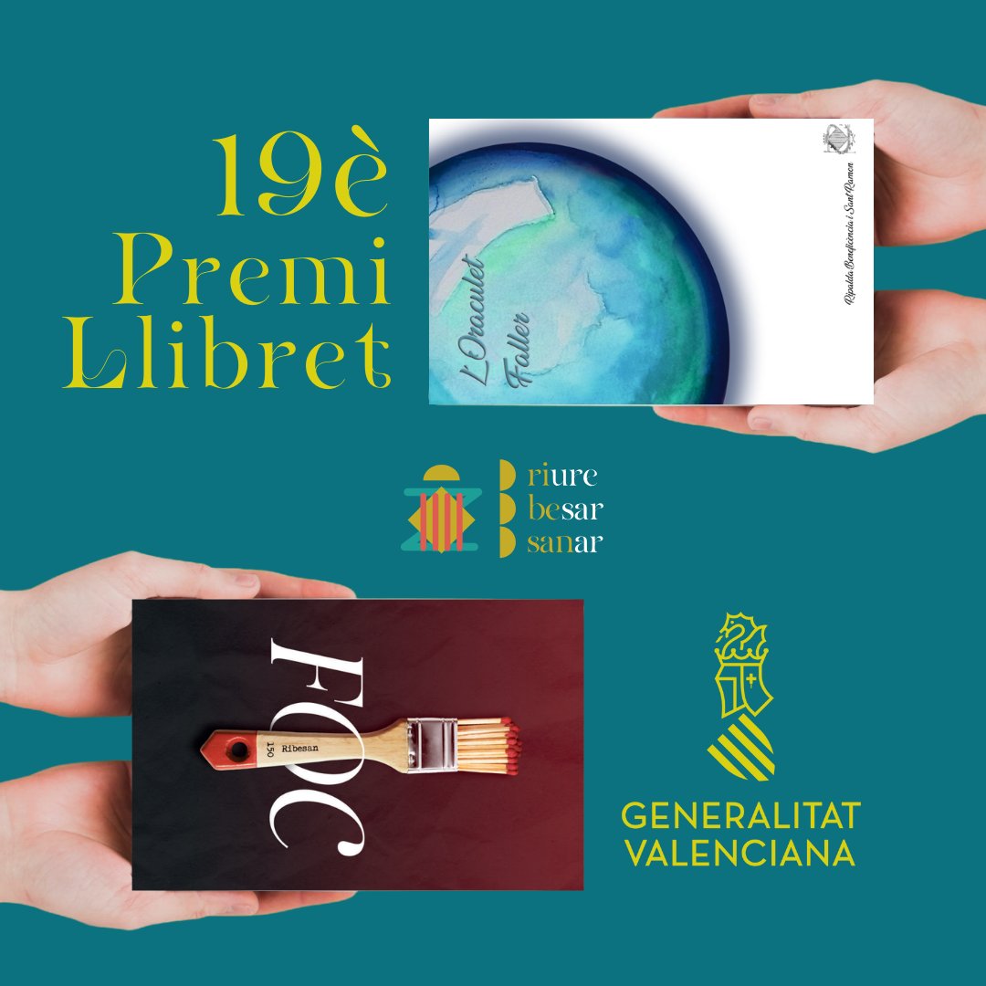 Els nostres llibrets "Foc" i "L'Oraculet Faller" han aconseguit el 19è Premi de Llibrets de la <a href="/generalitat/">Generalitat</a>  per la promoció de l'ús del valencià en l'àmbit festiu! 🥳🎉

Estem superorgullosos i contents per este premi en el nostre 150 aniversari! 🥹