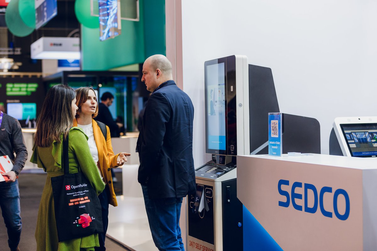 Sedco_Online's tweet image. Day Two at MWC 2024: Thrilling engagements with valued customers and partners worldwide! Explore our cutting-edge digital branch transformation at Hall 5, Stand C62, showcasing innovations shaping telecom’s future. 

#MWC2024  #telecom  #branchtransformation