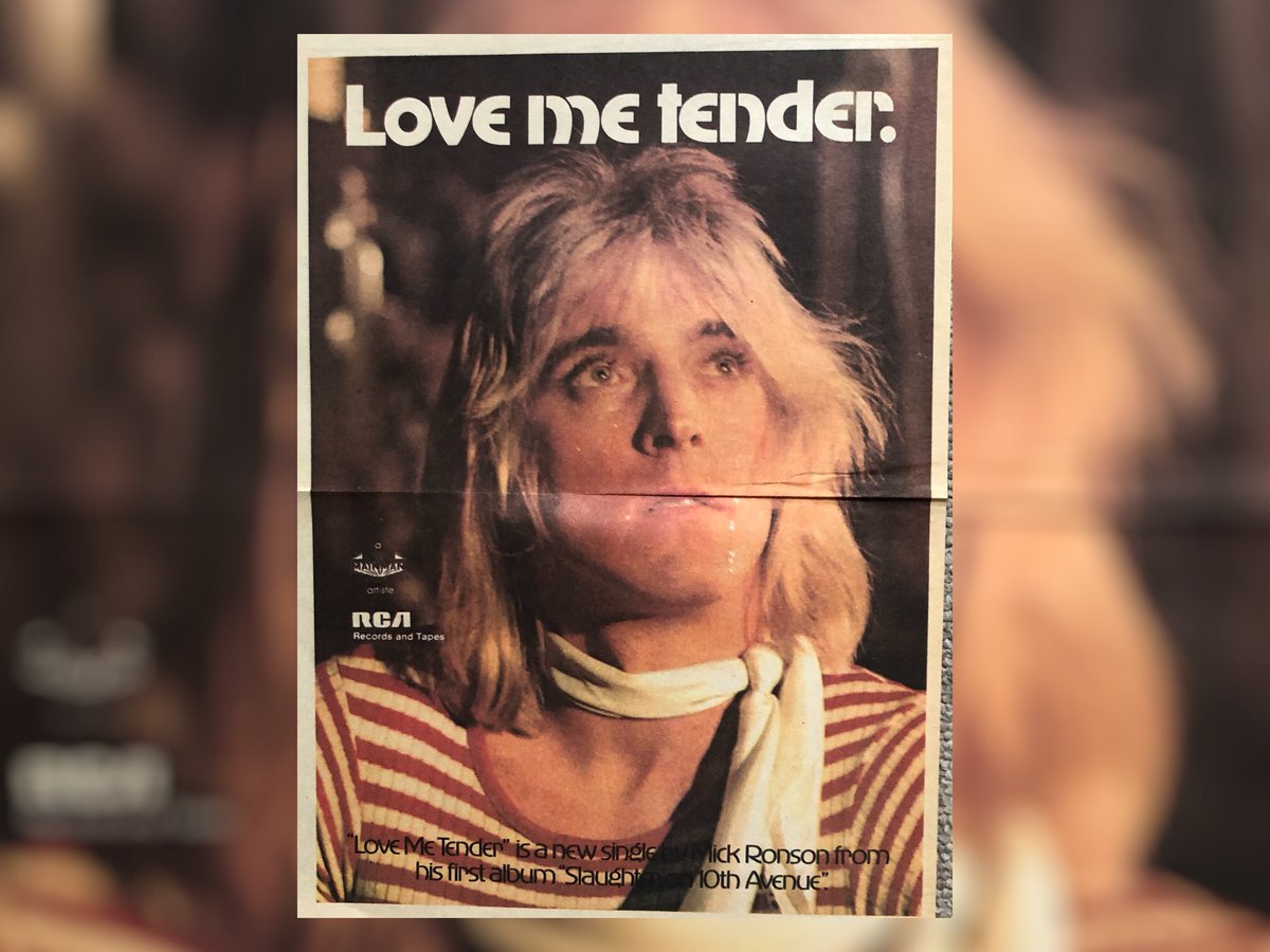 GlamRockBowie's tweet photo. March 28th 1974
Rolling Stone 
Trade Advert 
#mickronson
#rono
#lovemetender https://t.co/p73GJK27wK