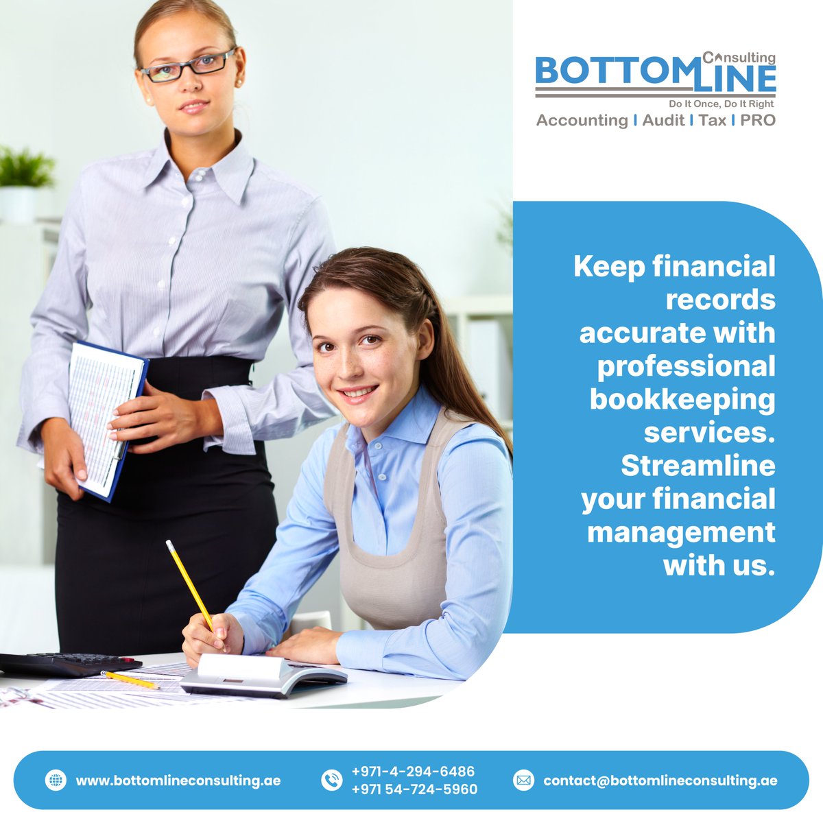 bottomlinecons1's tweet image. 📚 Accurate Financial Records, Efficient Management! 💼

✉️ Email: contact@bottomlineconsulting.ae
🌐 Website: bottomlineconsulting.ae

#ProfessionalBookkeeping #FinancialAccuracy #StreamlinedManagement #AccurateRecords #BusinessSuccess #FinancialPeace #EfficientManagement