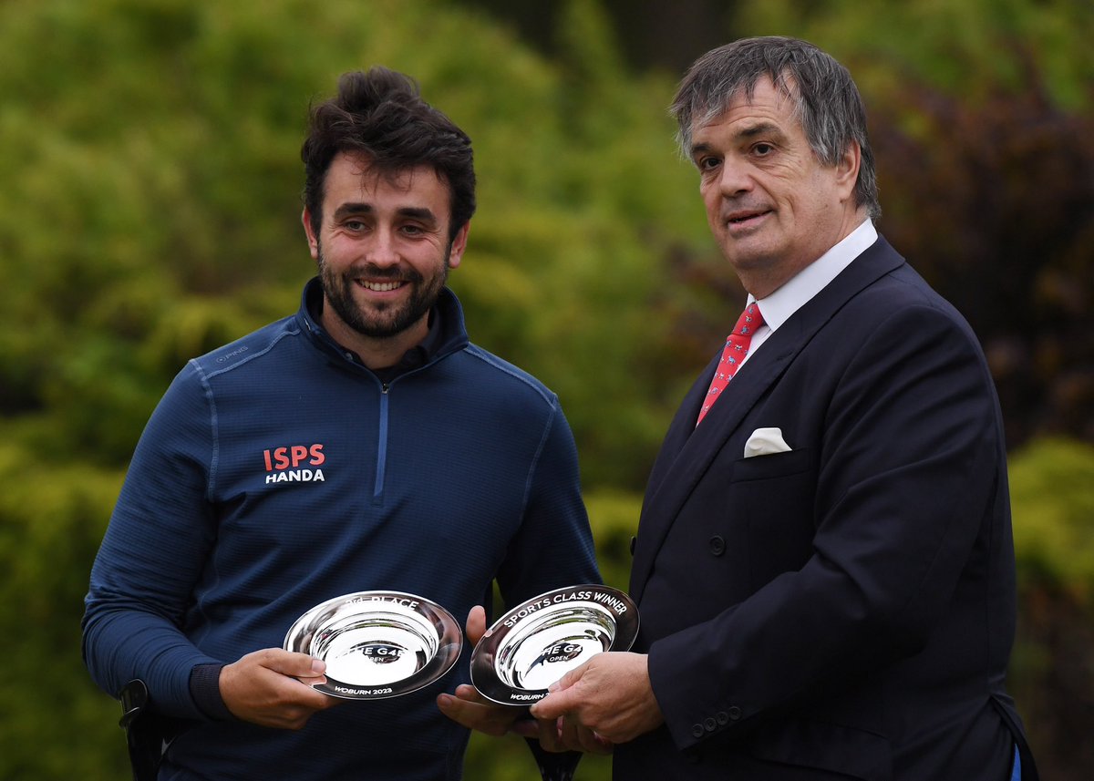 11 weeks until The G4D! Meet Juan 👋 He came third in the inaugural G4D Open. He also won twice on the G4D Tour in Abu Dhabi &amp; Sweden. 
Sport class: Standing 2 • Spain • 28 • Real golf de Pedreña • Golf h’cap: Pro • WR (Gross): 4 . Find out more: bitly.ws/3eryA