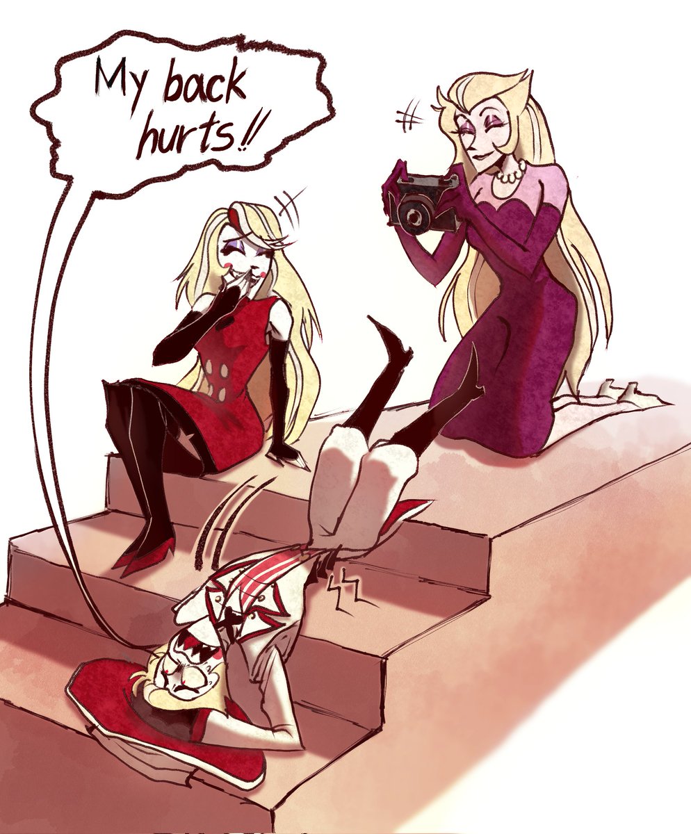 aoom8140's tweet photo. #HazbinHotelLucifer 
#HazbinHotelLilith 
#HazbinHotelCharlie 
(2/2) https://t.co/GifP5yfMoh