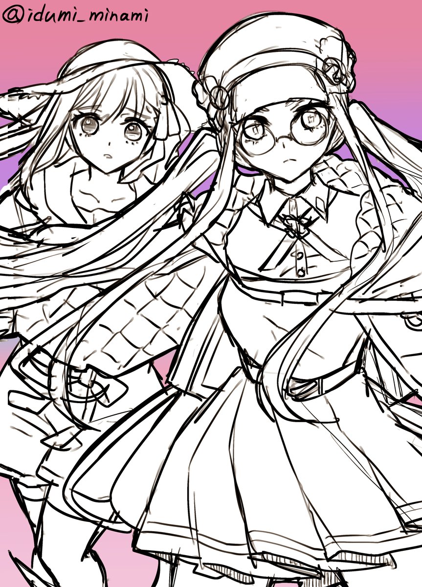 FGO「剣メドゥーサとサクラ(再掲) #FGO 」|いづみみなみのイラスト