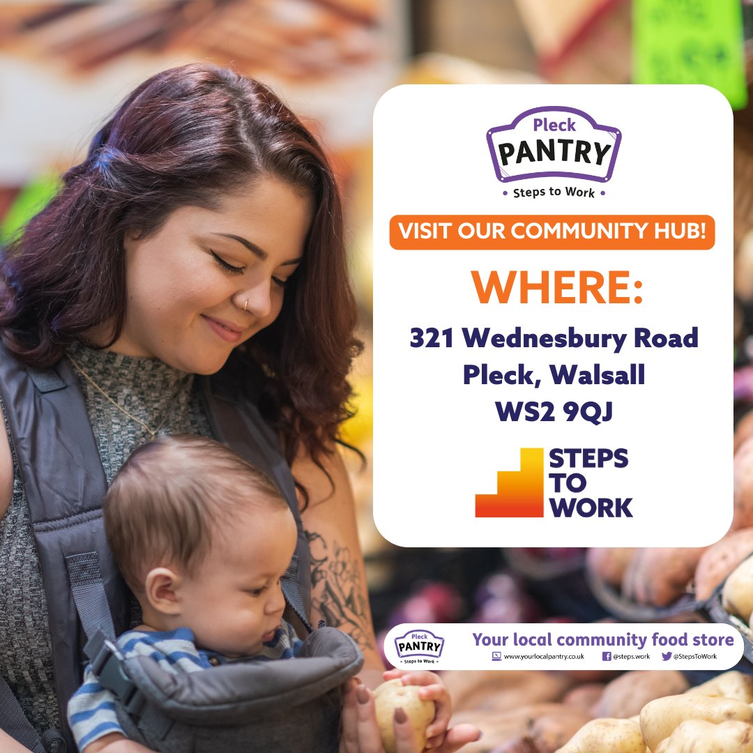 🥕Visit our Community Hub today! 

It is free for anyone who lives within a 1-mile radius of the Pantry to join, with members then being asked to pay just £5 per visit in order to take 10 items from the shop.

To learn more about it and how to visit us: lnkd.in/eFkgUYR7