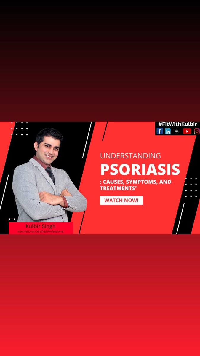 Let’s Explore psoriasis causes symptoms and treatment with our Team. Below mentioned YouTube video will help our audience to understand about it.

youtu.be/zom9mysXgsY?si…

#fitwithkulbir #fitmantrakulbir 
#body #gsb #fitnessfirstindia #fitnessfirstmiddleeast #manpower #dubaijob