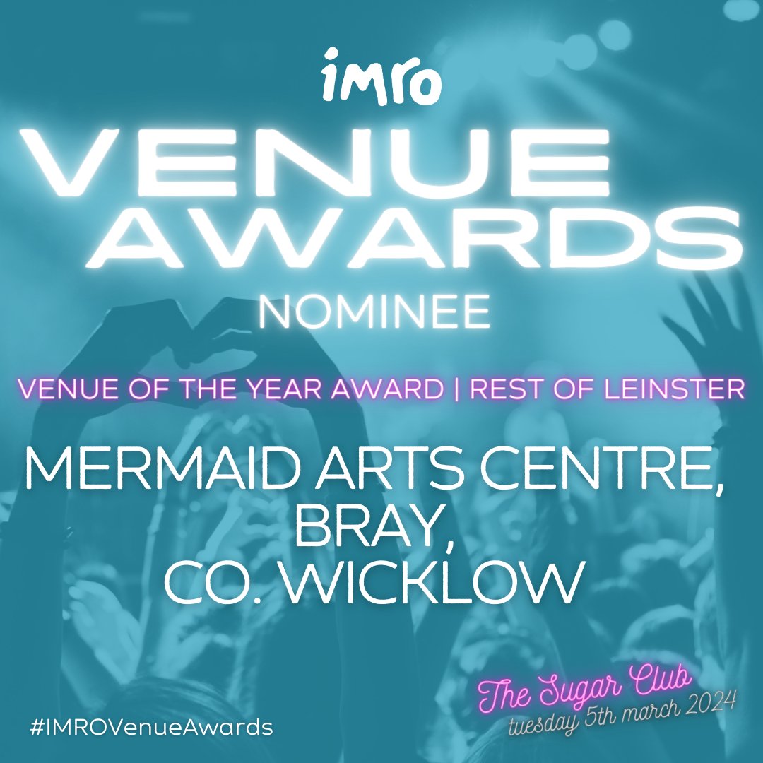 🎉 We have been shortlisted for IMRO Venue of The Year Award in the Rest of Leinster Category. We need your vote: surveymonkey.com/s/imrovenueawa…