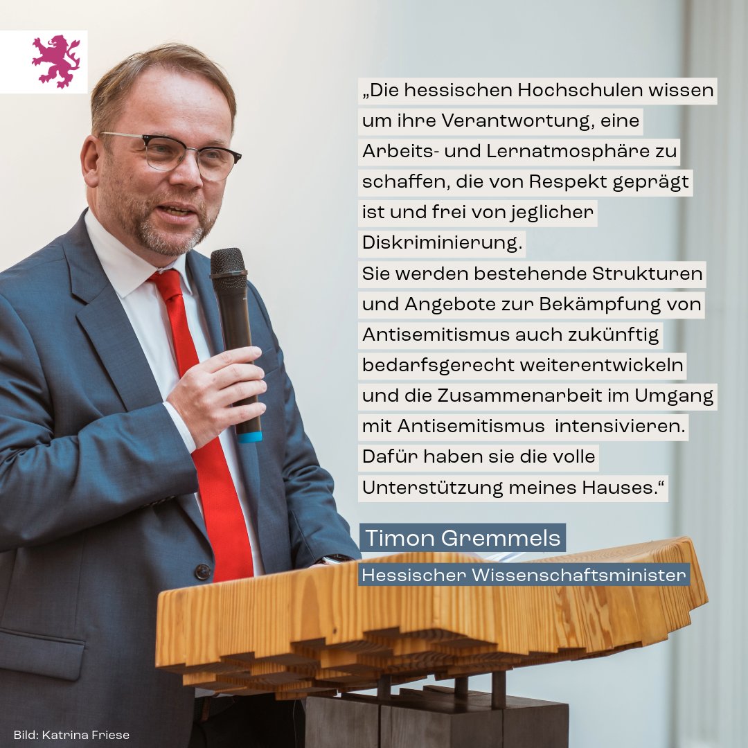 Gemeinsam gegen Antisemitismus: Hessens Hochschulen schaffen flächendeckend Anlaufstellen für Menschen, die antisemitische Diskriminierung erfahren oder solche beobachtet haben. Bereits bestehende Anlaufstellen sollen gestärkt werden: hessenlink.de/ps267
