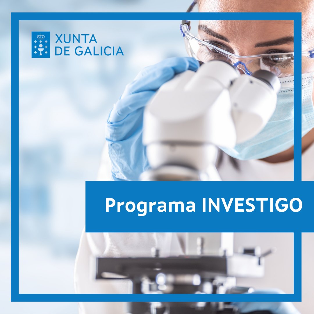 CienciaXunta's tweet photo. O Programa #Investigo ofrece unha grande oportunidade para as persoas mozas e as empresas galegas

➡️ Financia a contratación de persoas de entre 16 e 30 anos para realizar actividades de investigación e innovación en empresas durante alomenos un ano

🔗 https://t.co/TkvWGcAeYE https://t.co/LYMj6IqJw4