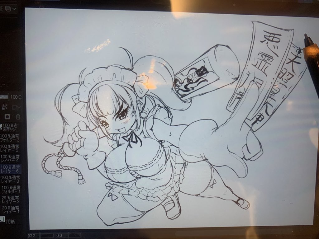 #今月かいた絵を晒そう 

バレンタイン絵とらくがきしかしてねえヾ(:3ノシヾ)ノシ 