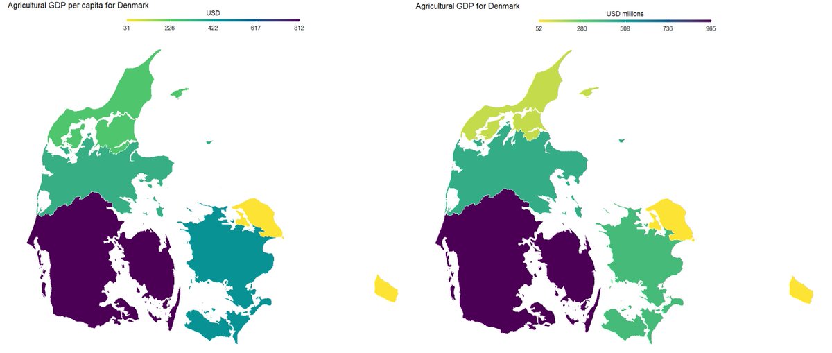 LAZARSofia1's tweet photo. 🎉 Excited to mark 1 year of incredible content on my #mentor @milos_agathon 's YouTube channel! 🎉

To commemorate this #milestone, I've created captivating #cartogram maps 🗺️ highlighting agricultural #GDP in France 🇫🇷, Austria 🇦🇹, Germany 🇩🇪, Sweden 🇸🇪, and Denmark 🇩🇰 
#maps https://t.co/lVgAksxZH1